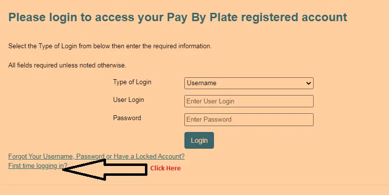 Paybyplate Ma Login Page